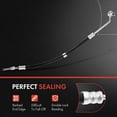 thumbnail image 3 of A-Premium Power Steering Hose Pressure Hose Line Assembly Compatible with Toyota Tacoma 2000-2004 L4 2.7L 4WD Manual Trans. Pump To Gear/Rack Pinion, 3 of 8