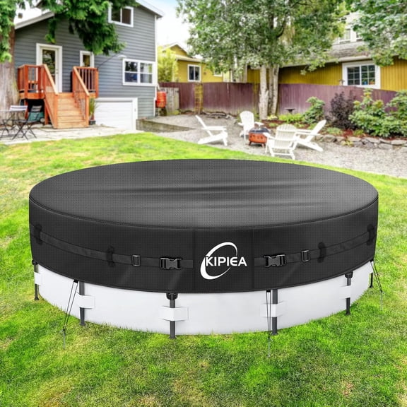 Heavy Duty 500D 14ft Round Pool Cover for Above Ground Pools