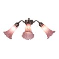thumbnail image 6 of Meyda Tiffany 261509 Lavender Tiffany Pond Lily 19" Wide 4 Light Ceiling Fan Light Kit -, 6 of 7