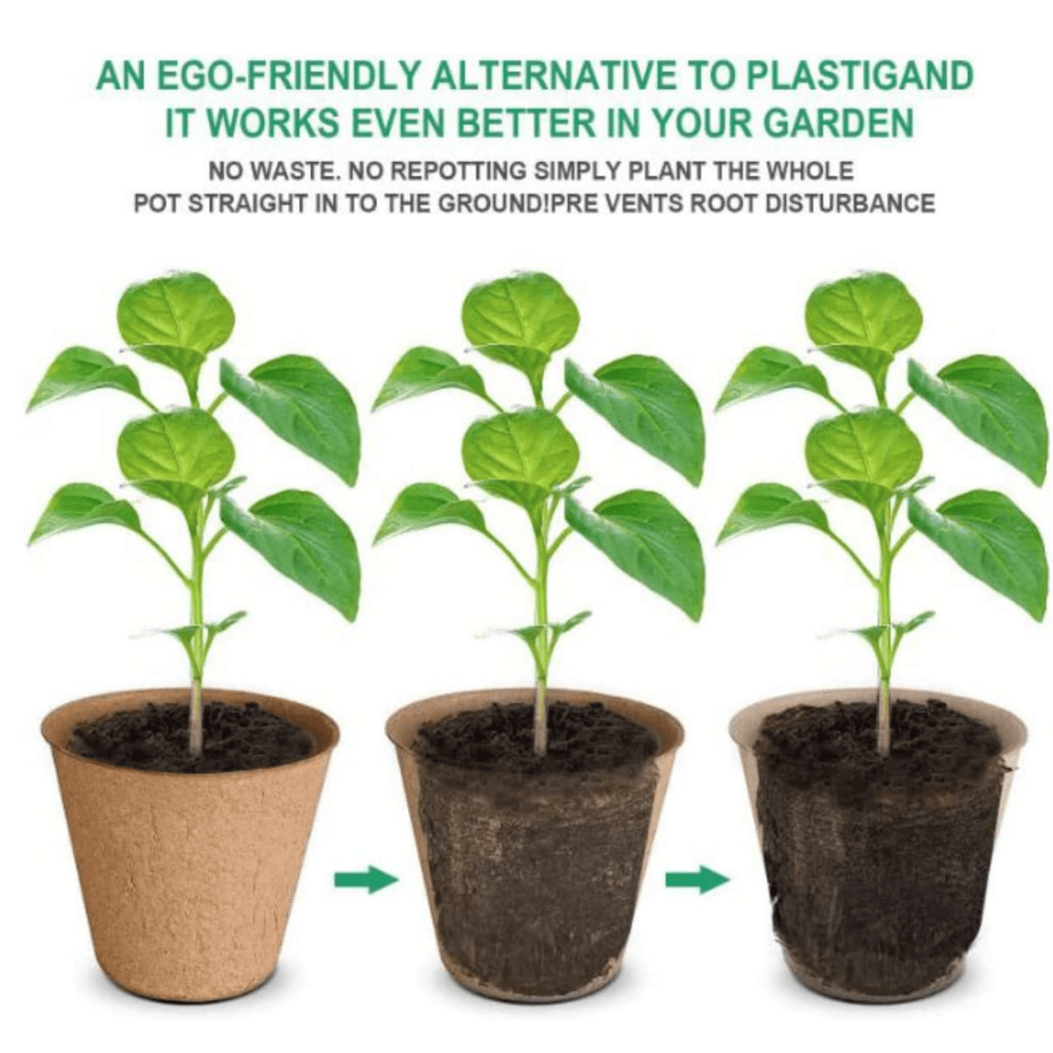 Seed Starter Pots 144pcs Biodegradable Planter Pot for Germination Seedling Starting Seeds Nursery Peat Pots for Indoor & Outdoor Gardening Cup Tools Eco-Friendly 12pcs Packs Set of 12 Total 144