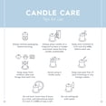 thumbnail image 4 of Better Homes & Gardens Fluted Jar Candle with 1 Wick, Light Blue Mist, 8 oz, 4 of 9