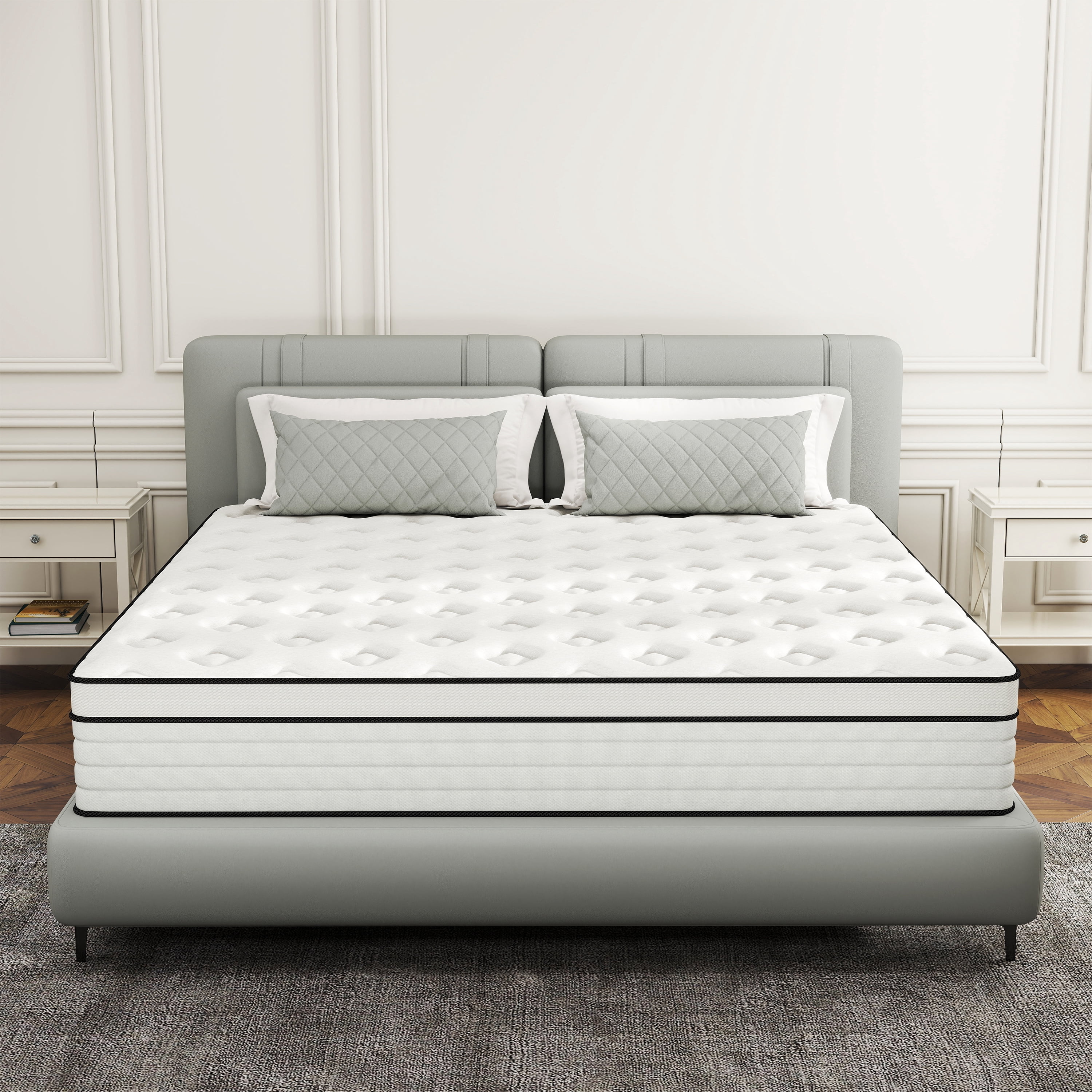 lemontalking 12 Inch Mattress Full Bed Size Mattress In A Box Hybrid Mattress