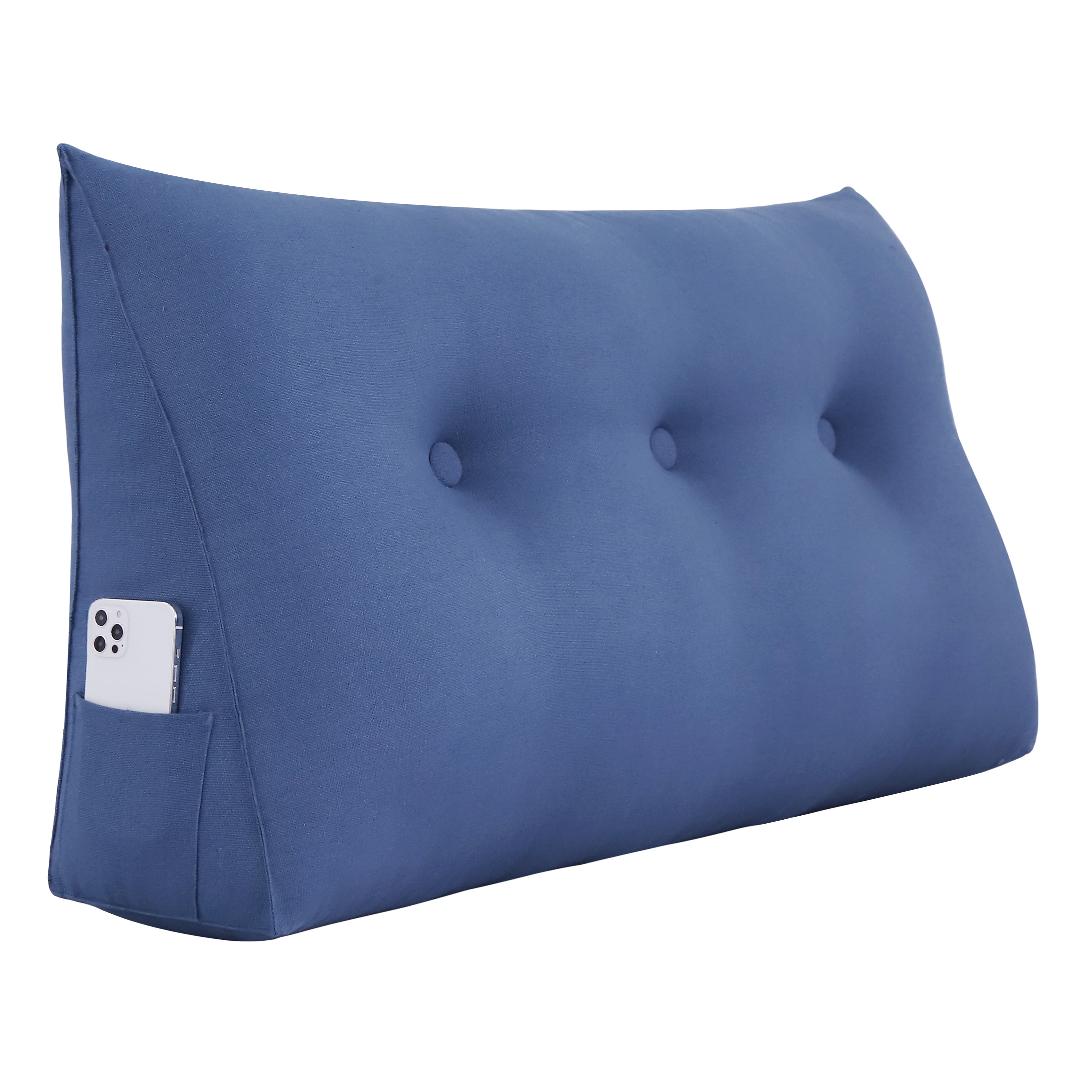 WOWMAX Sofa Daybed Large Filled Triangular Wedge Cushion Bed Backrest