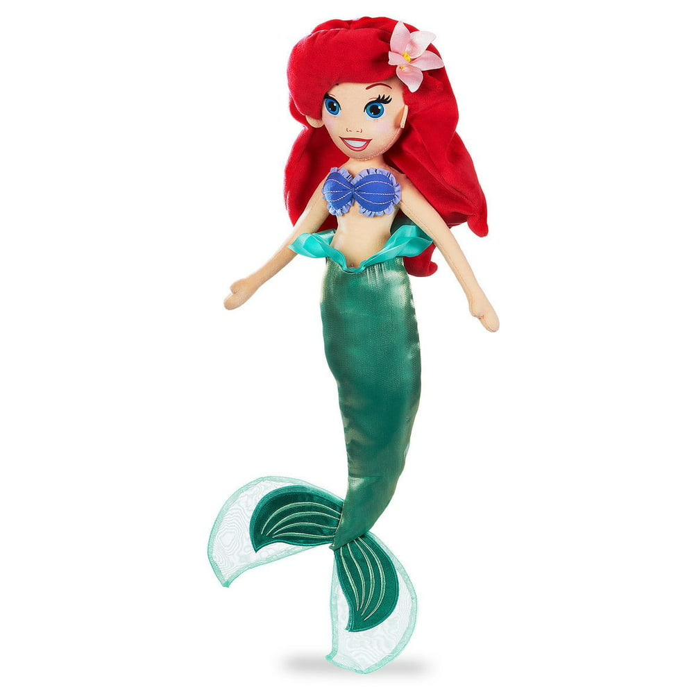 Disney Store The Little Mermaid Ariel Plush Doll Medium 18 H New