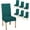 Abstract Green Background, variant on Chair Cover Slipcover Set of 4 Boho Vintage Style Chair Covers Dining Room Chair Seat Covers for Kitchen Dining Room