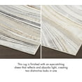 thumbnail image 4 of Nourison Glam Modern Grey Gold 9' x 12' Area Rug (9x12), 4 of 9