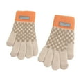 thumbnail image 2 of AUNVITO Women's Colorblock Plaid Touchscreen Cold-Proof Gloves with Stylish Print Casual and Warm Winter Style, 2 of 3