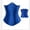 Blue, variant on Womens Satin Corset Underbust Boned Waist Cincher Bustier Girdle Shaper