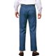 thumbnail image 3 of Pantalones de vestir ajustados con cierre de cremallera para hombre INSPIRE CHIC, de cuadros houndstooth, 30, azul y negro, 3 of 4