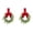 B*2, variant on 2‑Pack Small Artificial Eucalyptus Wreath with Bow, Seasonal Greenery Hanging Wreath for Front Door Wall Mantel Indoor Holiday Home Decoration