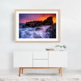 thumbnail image 3 of Deep Sunset at Wood's Cove - Laguna Beach California Photography Unframed Wall Art Print 5 x 7 inches, 3 of 4