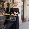 thumbnail image 5 of FORMRS Women Crossbody Purse with Chain Strap Vegan Leather Shoulder Handbag, Zodiac Stars, 5 of 7