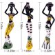 thumbnail image 2 of Paquete de 3 esculturas africanas con cinta adhesiva, estatuilla de mujer, estatua, decoración del hogar, adornos para decoración del hogar, adornos para sala de estar,, 2 of 5