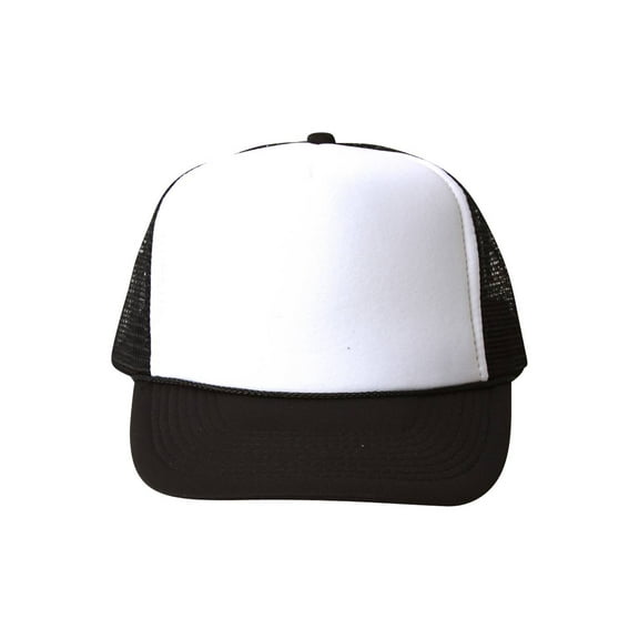 Vintage Foam Trucker Hat 2 Tone - White / Black