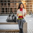 thumbnail image 5 of Simple leisure shoulder crossbody bag and New fashion handbag with large capacity - black, 5 of 5