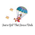 thumbnail image 2 of Cartoon Wall Decals for Boy's Bedroom - Happy Kid Flying Parachute on Sky with Birds Wall Sticker Decal With Easy Installation Instructions Kid's Bedroom Décor Wall Sticker - Size: 30 In x 21 In, 2 of 5
