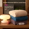 thumbnail image 2 of Gotcozy Electric Blanket Heated Throw 50''X60''- Ribbed Faux Fur Heated Blanket with 4 Heating Level & 3 Hour Auto Off Heating Blanket, ETL&FCC Certi, 2 of 7