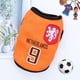 thumbnail image 1 of Mascotas Perros grandes, medianos y pequeños Perros Golden Retriever Chaleco de malla de primavera y verano Ropa de pelota Ropa de baloncesto Suministros para gatos, 1 of 6