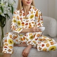 thumbnail image 6 of Sikiie Autumn Harvest Gnomes Pajamas for Women Set, Womens Pajama Sets, Lounge Sets for Women, 2pjs for Women-Large, 6 of 7