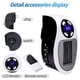 thumbnail image 3 of Handy Heater with Remote Socket Heater with 2 Adjustable Speed and Timer Portable Plug-in Electric Heater, White, 3 of 5