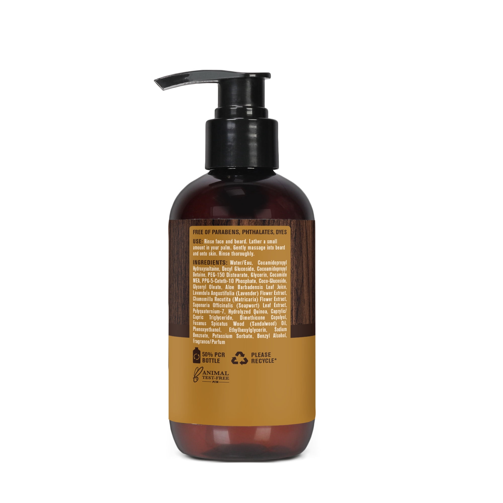 Every Man Jack Mens Sandalwood Beard Regimen Set - Beard & Face Wash, Beard Oil, & Beard Butter