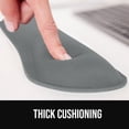thumbnail image 4 of Gorilla Grip Gel Memory Foam Wrist Rest for Computer Keyboard, Mouse, Ergonomic Design, Desk Pads, 2 Piece Set, Gray, 4 of 10