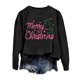 thumbnail image 1 of WILLBEST Sudaderas para Mujer Sudadera Navideña para Mujer: Camiseta con Estampado de Muñeco de Nieve Sudadera Sin Capucha con Estampado Navideño Top Navideño Mediana, 1 of 4