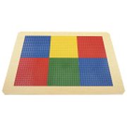 Angle View: TABLE TODDLER ACTIVITY BUILDING TOP