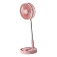 thumbnail image 3 of Ventilador personal Ventiladores de escritorio 360  degree Ajustable USB Mesa telescópica portátil Ventilador de refrigeración Ventilador plegable Ventilado , rosa Gloria  Ventilador portátil plegable, 3 of 9