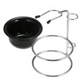 thumbnail image 3 of Seitruly Estante de almacenamiento, soporte para cuenco, soporte para cepillo, multiusos, exquisito ahorro de espacio, artesanía de hierro, Pinceles de maquillaje y herramientas Blanco, 3 of 6