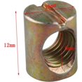 thumbnail image 2 of Tuercas cilíndricas para muebles, camas y cunas. Pasadores transversales galvanizados de acero al carbono con diseño anticorrosivo y duradero., 2 of 5
