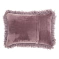 thumbnail image 6 of Nourison Yarn Shimmer Shag Decorative Throw Pillow, 14" x 20", Cream, 6 of 11