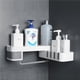 thumbnail image 1 of Estante Giratorio Para Carrito De Ducha, Soporte De Almacenamiento Para Esquina De Baño, Estante Organizador De Plástico Para Montaje En Pared Cateissary HA023118-00, 1 of 7
