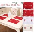 thumbnail image 2 of Chirstmas Embroidered Placemat Traycloth Table Decor XMAS Christmas Tableware PD, 2 of 5