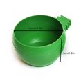 thumbnail image 2 of Bird Bowl Plastic Round Easy to Clean Parrot Water Bowl Parrot Food Bowl, 2 of 10