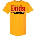 thumbnail image 3 of Inktastic Best Dads Have Mustaches T-Shirt, 3 of 5