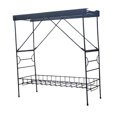 thumbnail image 3 of Estante de almacenamiento para raquetas de tenis, organizador de garaje, fácil de instalar, independiente, resistente, soporte para equipo de tenis, 3 of 8