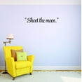 thumbnail image 1 of Custom Decals Shoot The Moon. Wall Art Size: 8 X 30 Inches Color: Black, 1 of 1