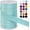 Aqua blue, variant on Satin Bias Tape Double Fold 2/5 Inch x 55 Yards, for Sewing, Polyester Quilt Binding Tape, Piping Trim Fabric Hemming, Seaming, DIY Crafts (Light Purple) Light Purple inch Yards