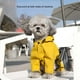 thumbnail image 4 of Billuyoard Chubasquero para mascotas de viaje Poncho impermeable para animales pequeños Chubasquero de 4 patas Type2 NO2, 4 of 6