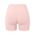 thumbnail image 5 of Biker Shorts Women High Waisted Booty Workout Volleyball Yoga Womens Spandex Peach-Shaped Shorts Red XS, 5 of 5