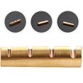 thumbnail image 3 of MasteelfCA Brass Stringed Instrument Bridge Nut Instrument Accessory Upper String Nut, 3 of 6