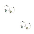 thumbnail image 1 of Pendientes de aro vintage Sonducket con diamantes de imitación, 1 of 6