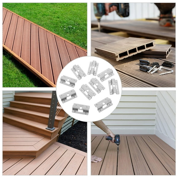 unbranded 100Ud Bracket En U De Inoxidable Para Soporte Pesado Para Uso En De Madera-Plástico