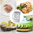thumbnail image 5 of HEQUSIGNS Egg Slicer for Hard Boiled Eggs, Household Stainless Steel Egg Cooker Cutter for Strawberry Fruit Garnish Slicer (gray), 5 of 7