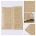 thumbnail image 5 of Farmhouse Placemats Set of 6 Woven Placemats for Dining Table Decor Indoor Washable Kitchen Table Mat with Tassel Beige 17.7*11.8inch, 5 of 6