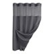 thumbnail image 1 of Cortina de ducha, accesorio versátil para baño, forro de hotel, lavable. Gris, 1 of 8
