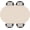 Beige, variant on Oval Fitted Tablecloth Blue Table Cloth with Elastic Edge Solid Color Tablecloths for Dining Buffet Party Outdoor Picnic, Washable Polyester Table Cover Fit for 48"x68" Oval Tables