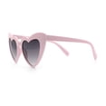 thumbnail image 5 of Girls Kid Size Heart Shape Lolita Valentine Love Sunglasses Light Pink - Smoke, 5 of 7