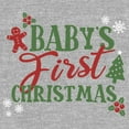 thumbnail image 2 of Toddler's Lost Gods Baby’s First Christmas  Graphic Tee Athletic Heather 3T, 2 of 3